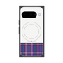 プレミアムスクエアケース with Pixelsnap［ CASEPLAY Tartan Check - Purple ］