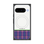 プレミアムスクエアケース with Pixelsnap［ CASEPLAY Tartan Check - Purple ］
