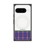 プレミアムスクエアケース with Pixelsnap［ CASEPLAY Tartan Check - Purple ］