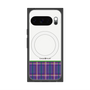 プレミアムスクエアケース with Pixelsnap［ CASEPLAY Tartan Check - Purple ］
