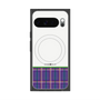 プレミアムスクエアケース with Pixelsnap［ CASEPLAY Tartan Check - Purple ］
