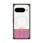 プレミアムスクエアケース with Pixelsnap［ CASEPLAY Tartan Check - Pink ］