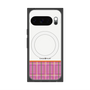 プレミアムスクエアケース with Pixelsnap［ CASEPLAY Tartan Check - Pink ］