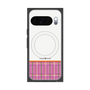 プレミアムスクエアケース with Pixelsnap［ CASEPLAY Tartan Check - Pink ］