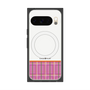 プレミアムスクエアケース with Pixelsnap［ CASEPLAY Tartan Check - Pink ］