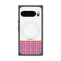 プレミアムスクエアケース with Pixelsnap［ CASEPLAY Tartan Check - Pink ］