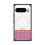 プレミアムスクエアケース with Pixelsnap［ CASEPLAY Tartan Check - Pink ］