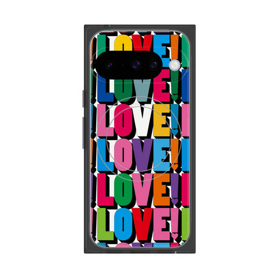 プレミアムスクエアケース with Pixelsnap［ LOVE!LOVE!LOVE! ］