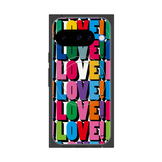 プレミアムスクエアケース with Pixelsnap［ LOVE!LOVE!LOVE! ］