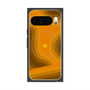 プレミアムスクエアケース with Pixelsnap［ CASEPLAY Winding Pattern - Orange ］