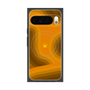 プレミアムスクエアケース with Pixelsnap［ CASEPLAY Winding Pattern - Orange ］