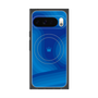 プレミアムスクエアケース with Pixelsnap［ CASEPLAY Winding Pattern - Blue ］