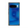 プレミアムスクエアケース with Pixelsnap［ CASEPLAY Winding Pattern - Blue ］