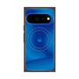 プレミアムスクエアケース with Pixelsnap［ CASEPLAY Winding Pattern - Blue ］