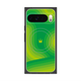 プレミアムスクエアケース with Pixelsnap［ CASEPLAY Winding Pattern - Green ］