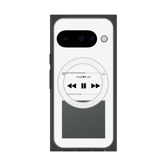 プレミアムスクエアケース with Pixelsnap［ Music Player ］