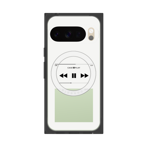 プレミアムスクエアケース with Pixelsnap［ Music Player ］
