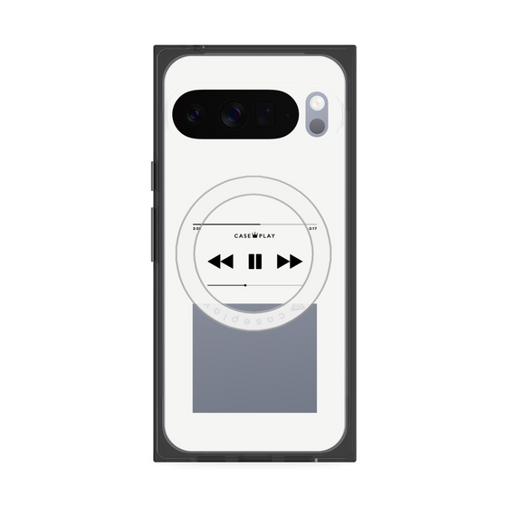 プレミアムスクエアケース with Pixelsnap［ Music Player ］