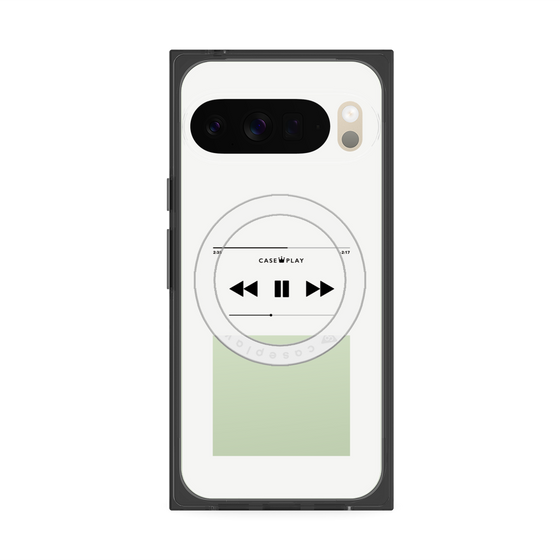 プレミアムスクエアケース with Pixelsnap［ Music Player ］