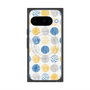 プレミアムスクエアケース with Pixelsnap［ Nordic Circle - Blue ］