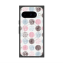 プレミアムスクエアケース with Pixelsnap［ Nordic Circle - Pink ］