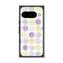 プレミアムスクエアケース with Pixelsnap［ Nordic Circle - Purple ］