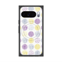 プレミアムスクエアケース with Pixelsnap［ Nordic Circle - Purple ］