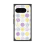 プレミアムスクエアケース with Pixelsnap［ Nordic Circle - Purple ］