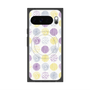 プレミアムスクエアケース with Pixelsnap［ Nordic Circle - Purple ］