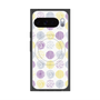 プレミアムスクエアケース with Pixelsnap［ Nordic Circle - Purple ］