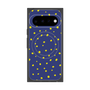 プレミアムスクエアケース with Pixelsnap［ Drawing Dot - Navy ］