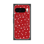 プレミアムスクエアケース with Pixelsnap［ Drawing Dot - Red ］