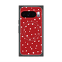 プレミアムスクエアケース with Pixelsnap［ Drawing Dot - Red ］