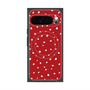 プレミアムスクエアケース with Pixelsnap［ Drawing Dot - Red ］
