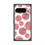 プレミアムスクエアケース with Pixelsnap［ Nordic Dot - Red ］