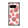 プレミアムスクエアケース with Pixelsnap［ Nordic Dot - Red ］