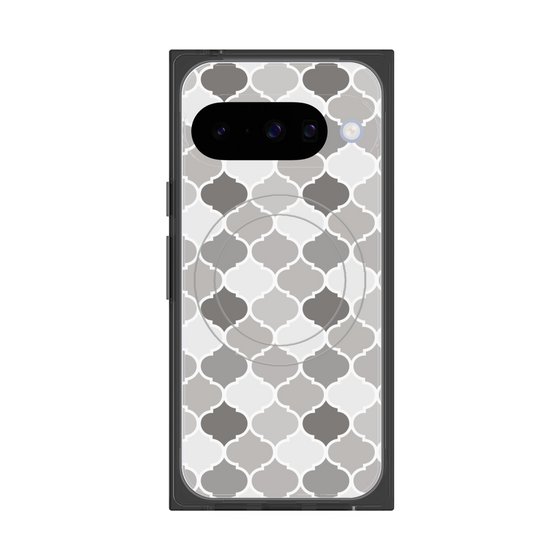 プレミアムスクエアケース with Pixelsnap［ Moroccan1 color - Gray ］