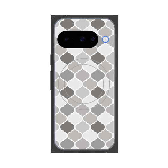プレミアムスクエアケース with Pixelsnap［ Moroccan1 color - Gray ］