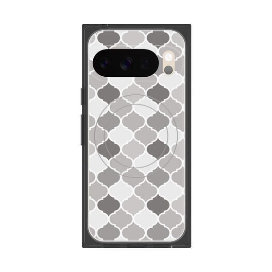 プレミアムスクエアケース with Pixelsnap［ Moroccan1 color - Gray ］