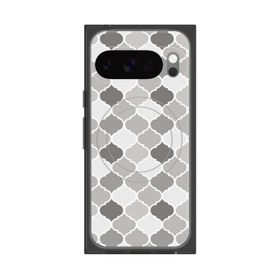 プレミアムスクエアケース with Pixelsnap［ Moroccan1 color - Gray ］