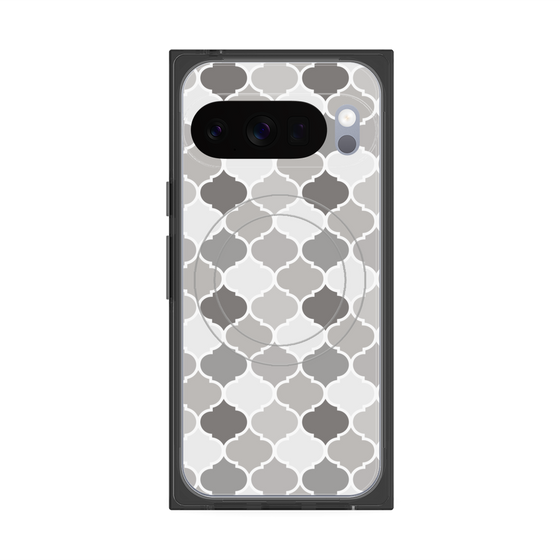 プレミアムスクエアケース with Pixelsnap［ Moroccan1 color - Gray ］
