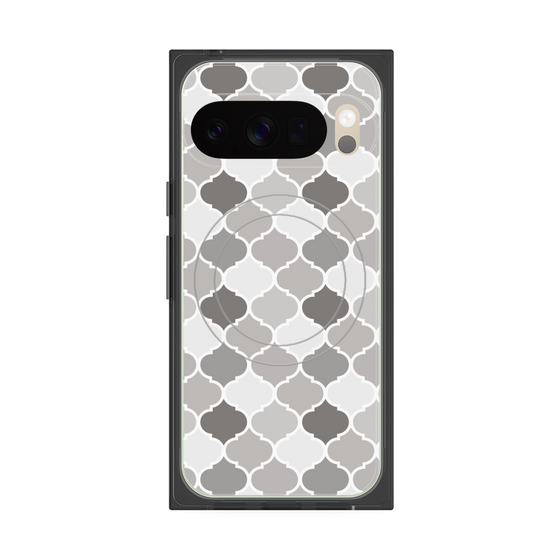 プレミアムスクエアケース with Pixelsnap［ Moroccan1 color - Gray ］