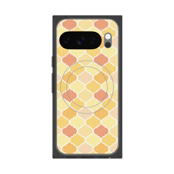 プレミアムスクエアケース with Pixelsnap［ Moroccan1 color - Orange ］