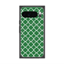 プレミアムスクエアケース with Pixelsnap［ Moroccan2 - Green ］