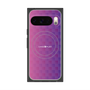 プレミアムスクエアケース with Pixelsnap［ CASEPLAY Check - Purple ］