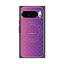 プレミアムスクエアケース with Pixelsnap［ CASEPLAY Check - Purple ］