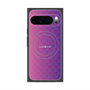 プレミアムスクエアケース with Pixelsnap［ CASEPLAY Check - Purple ］