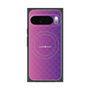 プレミアムスクエアケース with Pixelsnap［ CASEPLAY Check - Purple ］