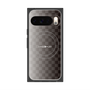 プレミアムスクエアケース with Pixelsnap［ CASEPLAY Check - Black ］