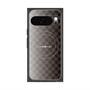 プレミアムスクエアケース with Pixelsnap［ CASEPLAY Check - Black ］